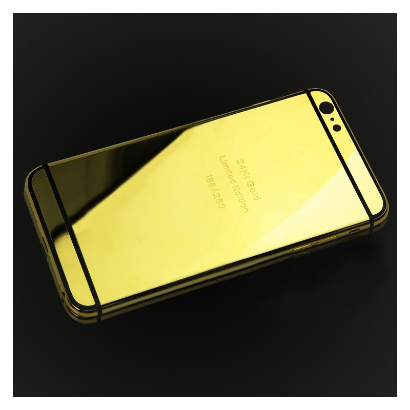 24k gold edition engrave gold plated iPhone 6s housing and covering